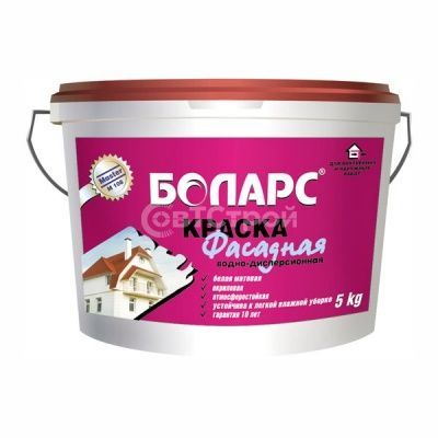 Краска Боларс фасадная 15 кг - купить в СовтСтрой