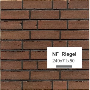 Клинкерный кирпич MUHR Nr. 03 Naturrot NF Riegel 240x71x50 Wasserstrich