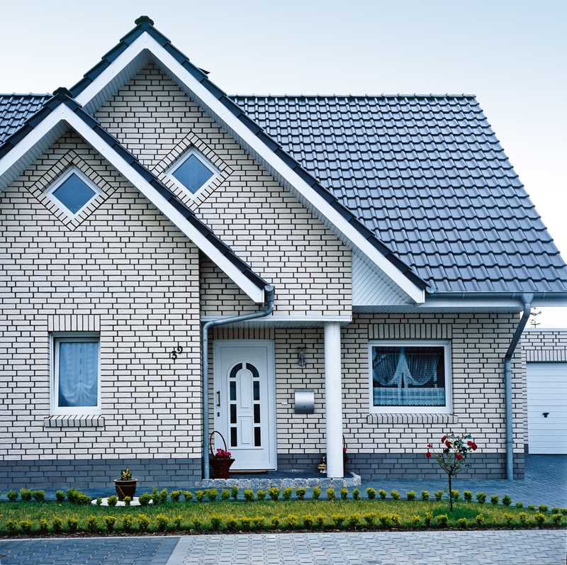 Дом Из Серого Кирпича Фото