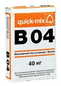 Бесшовный пол (стяжка) Quick Mix B 04 Бетон 40кг