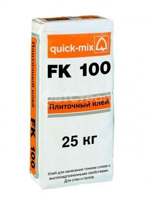 Плиточный клей Quick Mix FK100 25кг - купить в СовтСтрой