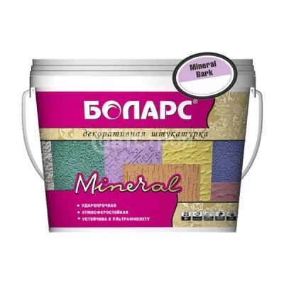 Штукатурка декоративная силиконовая MINERAL-S Bark 2,5 25 кг - купить в СовтСтрой