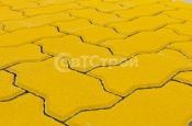 Тротуарная плитка BRAER ВОЛНА желтый 240x135x60
