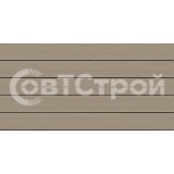 Фиброцементный сайдинг Cedral с текстурой дерева (wood) C03 белый песок