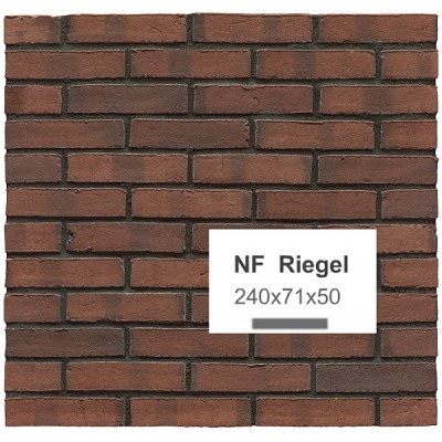 Клинкерный кирпич MUHR Nr. 03S Naturrot Spezial  NF Riegel 240x71x50 Wasserstrich - купить в СовтСтрой