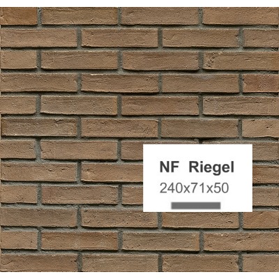 Клинкерный кирпич MUHR Nr. 34 Grau nuanciert NF Riegel 240x71x50 Wasserstrich - купить в СовтСтрой