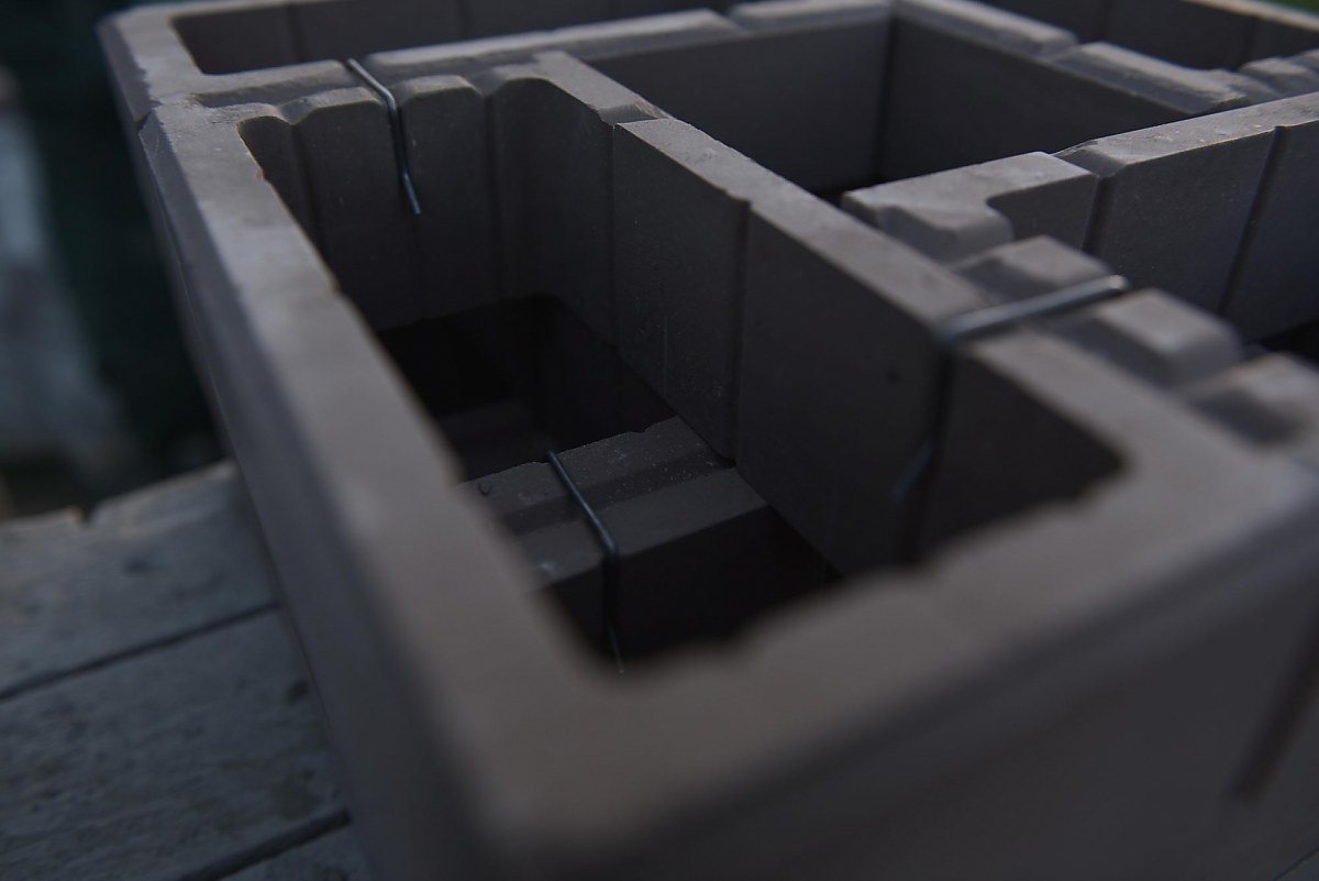 Блочная опалубка применяется при устройстве