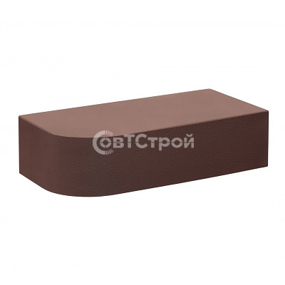 Керамический кирпич КС-Керамик Темный Шоколад R60 фигурный 250*120*65 1НФ М300 полнотелый - купить в СовтСтрой