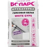 Штукатурка гипсовая Боларс белая "WHITE GYPS" 30 кг