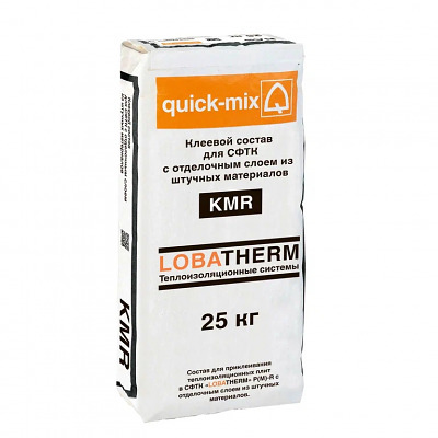 KMR Клеевой состав Quick mix для СФТК с керамической плиткой 25кг - купить в СовтСтрой