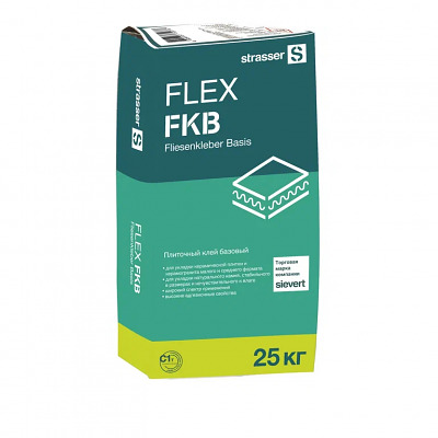 FLEX FKB Плиточный клей базовый (C1 T) 25 кг - купить в СовтСтрой