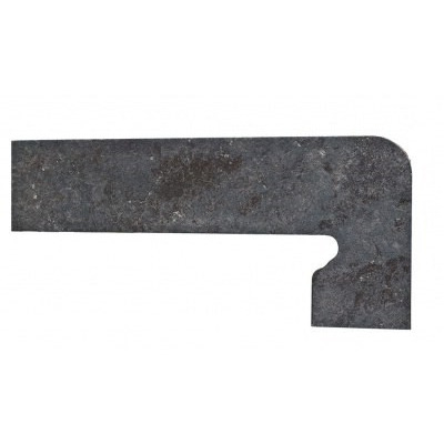 Клинкерный плинтус для ступеней Exagres Metalica 326 Basalt, правый 395x175 мм - купить в СовтСтрой